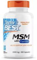 Doctor's Best, МСМ с OptiMSM, 1000 мг, 180 капсул