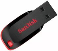 Флеш-накопитель SanDisk Cruzer Blade USB 2.0 - 128ГБ красно-чёрный (SDCZ50-128G-B35)