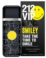 Carolina Herrera мужская парфюмерная вода 212 VIP Black Smiley Limited Edition, США, 100 мл