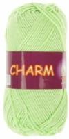 Пряжа Vita cotton Charm светло-салатовый (4161), 100%мерсеризованный хлопок, 106м, 50г, 1шт