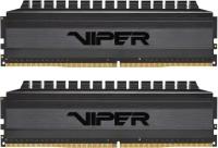 Оперативная память 8Gb (2x4Gb) PC4-25600 3200MHz DDR4 DIMM CL16 Patriot PVB48G320C6K