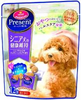 Лакомство для собак хрустящее Japan Premium Pet PRESENT с глюкозамином для укрепления суставов для пожилых собак