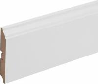 Плинтус напольный МДФ 10.5 см 2.4 м цвет белый
