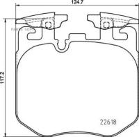 BREMBO P06106 Колодки торм. пер