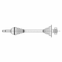 Привод в сборе l (abs) 682mm Metelli 170637