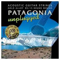 Струны для акустической гитары Magma Strings GA100G, Серия: Patagonia Unplugged- 85/15, Калибр: 9-11-16-26-36-46, Обмотка: круглая, бронзовый сплав