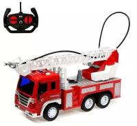 Машина радиоуправляемая "Пожарная охрана", стреляет водой, 1:16, работает от аккумулятора 5145042