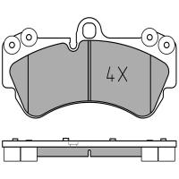 MEYLE Колодки PORSCHE CAYENNE I (955) (09/02= ), VW TOUAREG (7LA