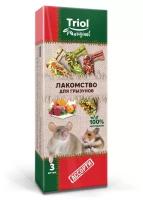 Лакомство для грызунов палочки ассорти TRiOL original 3шт,83г (10 шт)