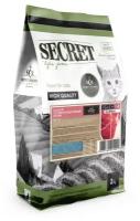 SECRET FOR PETS premium Сухой корм для кошек телятина премиум корм кошке котам холистик полнорационный 2 кг корм секрет