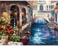 Картина по номерам Венецианский канал 40х50 см