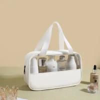 Дорожная косметичка, органайзер, washbag, Белый L 26х16х7