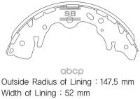 Колодки тормозные барабанные Sangsin SA136