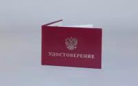 Комплект бланков удостоверение о проверке знаний пожарно-технического минимума ПТМ, 95 х 65 мм, 10 штук