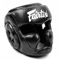 Тренировочный шлем Fairtex Full Coverage HG13 Black - Fairtex - Черный - XL