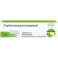 Стрептоцида растворимого линимент, 5%, 30 г