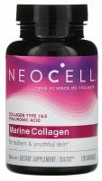 Neocell Marine Collagen + HA (120 капсул) - морской коллаген для кожи волос и ногтей в капсулах