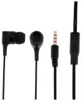 Наушники Red Line Stereo Headset SP09, вакуумные, микрофон, проводные, 1.2 м, черные