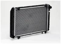 Радиатор охлаждения однорядный алюминиевый для автомобилей ГАЗ 3302 ГАЗель / Соболь (99-) (паяный) (LRc 0342b) Luzar