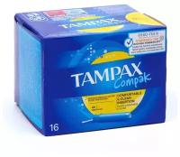 Тампоны «Tampax» Compak Regular Duo, с аппликатором, 16 шт 1163529