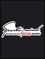 Наклейка на авто "Sport mind focus" 20х7 см