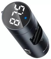 Автомобильное зарядное устройство с FM-трансмиттером 2xUSB Baseus Energy Column Car Wireless MP3 - Dark Gray (CCNLZ-0G)