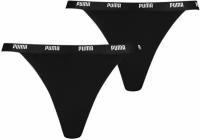 Трусы (2 шт) Puma PUMA WOMEN TANGA STRING 2P PACK L для женщин