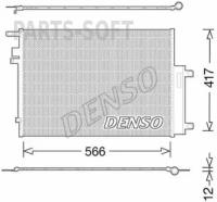 DENSO DCN06017 Конденсор DCN06017