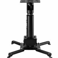 Потолочный кронштейн с микрорегулировками для проектора весом до 35 кг Wize Pro PRG11A-B (20-30 см, чёрный)