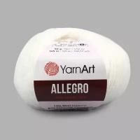 Пряжа для вязания YarnArt 'Allegro' 50гр 145м (13% шерсть, 41% полиамид, 46% акрил) (700 белый меланж), 10 мотков