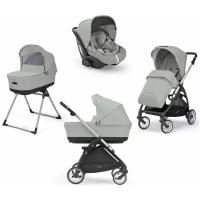 Коляска 4 в 1 Inglesina Electa System Quattro Greenwich Silver на шасси Silver Black