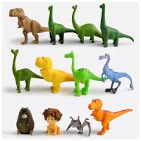 Набор игрушек Хороший динозавр. The Good Dinosaur (12 шт.) 7см