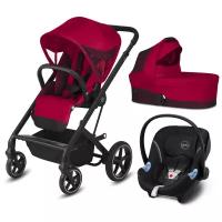 Коляска 3в1 Cybex Balios S Lux FE Ferrari Racing Red (с адаптером)