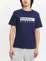 Футболка Reebok для мужчин, Размер:M, Цвет:синий, Модель:GS REEBOK CLASSIC SS