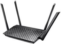 Маршрутизатор беспроводной Asus RT-AC1200 10/100BASE-TX черный