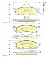 Комплект тормозных колодок Girling 6113785 для Mercedes M-CLASS W163