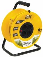 Катушка УК40 с термозащитой 4 места 2P/40м 2х1,0мм2 GARDEN IEK