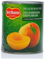 Консервированные персики Del Monte половинки в сиропе жестяная банка