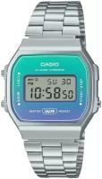 Наручные часы CASIO Vintage, бирюзовый, серебряный