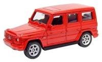 Машинка Welly Mercedes-Benz G-Class (43689) 1:34, 12 см, красный