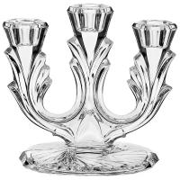 Подсвечник Crystal Bohemia Candlesticks 3-х рожковый, 16,5 см