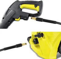 ПВХ шланг высокого давления для бытовых минимоек Karcher. Соединение штуцер нового образца. 9 метров