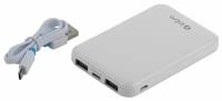 Intro PB600 USB зарядки_25 Intro Power bank 5000 mAh белые (50/3000)