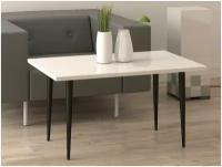 Журнальный столик Квадро-М Bergamo 6 Прямоугольный, Белый глянец, кофейный, чайный, столик для ноутбука, стол