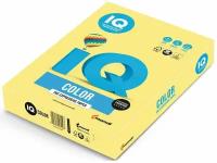 Бумага IQ COLOR А4 80гр Trend ZG34 (лимонно-желтый), 500л; цветная бумага для принтера, копирования, оригами и творчества; в фирменной коробке Драйв Директ
