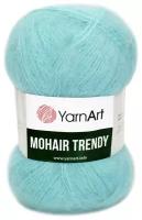 Пряжа Yarnart Mohair Trendy айсберг (142), 50%мохер/50%акрил, 220м, 100г, 1шт