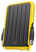 Портативный HDD Silicon Power Armor A66 1 TB USB 3.2, желтый, черный