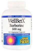 Капсулы Natural Factors WellBetX Berberine, 500 мг, 120 шт