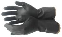 Перчатки защитные азрихим КЩС тип-2 из латекса черные (размер 10)
