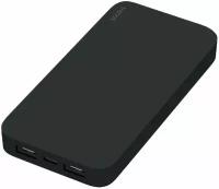 Внешний аккумулятор Solove Power Bank 20000mAh 18W Quick Charge 3.0. Dual USB с 2xUSB выходом, кожаный чехол (003M Bl